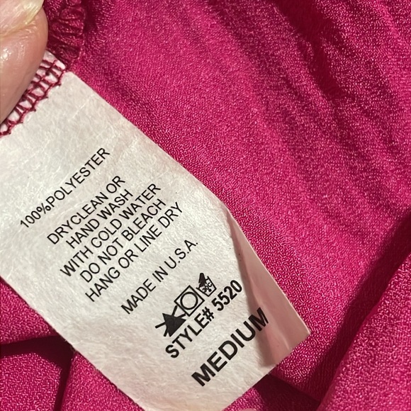 Entro Vibrant Pink One-Shoulder Top - Picture 5 of 7